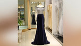 Beaded Mermaid Evening Gown - FashionByTeresa